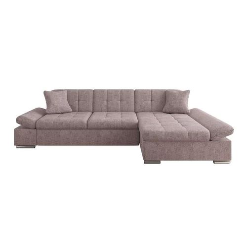 Canap D'angle Comfivo 219, Brun Clair, Fonction De Couchage