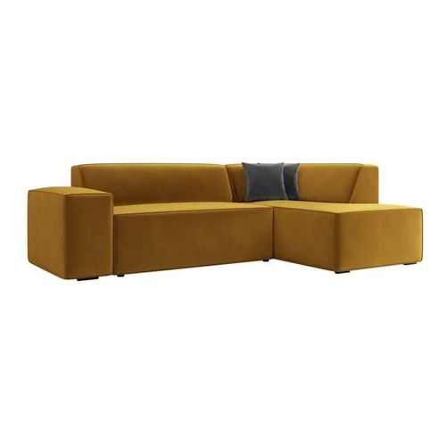 Canap D'angle Comfivo 289, Jaune, Fonction De Couchage, 267x205x73cm