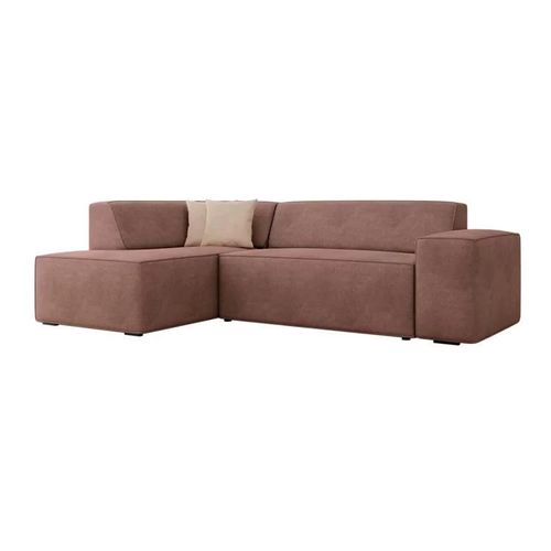 Canap D'angle Comfivo 289, Rose, Fonction De Couchage, 267x205x73cm