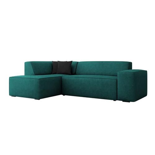Canap D'angle Comfivo 289, Vert, Fonction De Couchage, 267x205x73cm