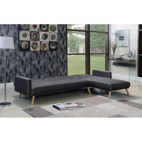 Canap D'angle Convertible Et Rversible Jules - 3 Places - Gris