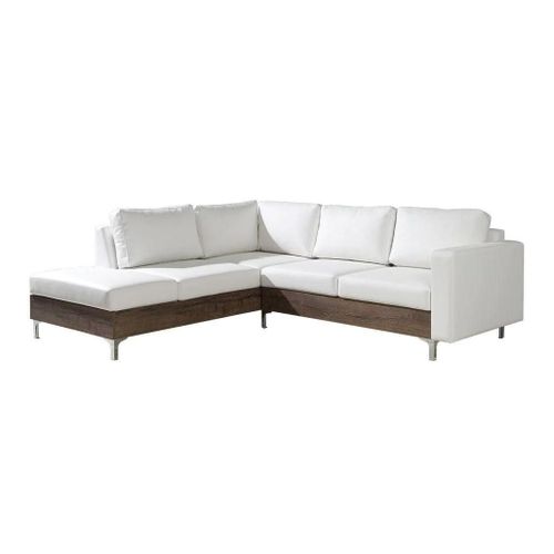 Canap D'angle Providence 140, Blanc, Fonction De Couchage