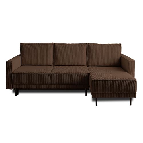 Canap D'angle Rversible Convertible 4 Places En Velours Ctel