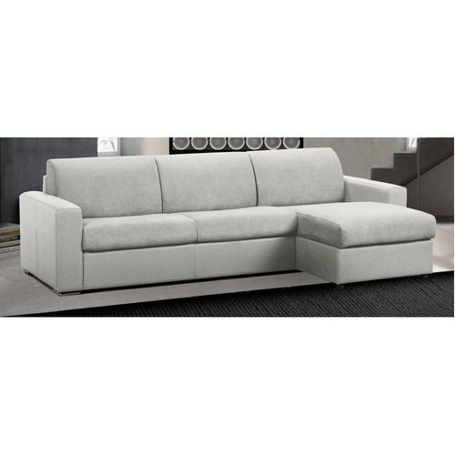 Canap D'angle Rversible Express Master Couchage 140cm Matelas 18cm Polyurthane Blanc