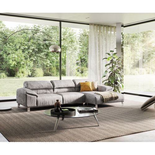 Canap-D'angle Selenya Structure Girs Pierre 305x170 Fonction De Relaxation Chaise Longue  Droite Par La Marque Es