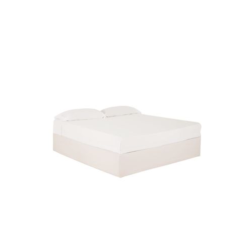 Canap En Lin Blanc Dhoussable Pour Les Matelas 150x200cm