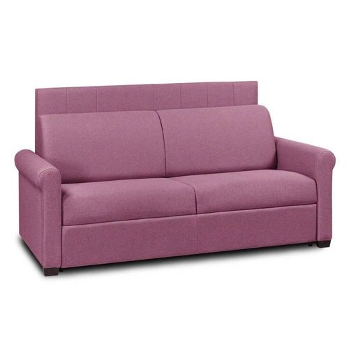 Canap Lit 3 Places Express Lattes Renatonisi 140cm Matelas 16cm Tte De Lit Intgre Tweed Rose