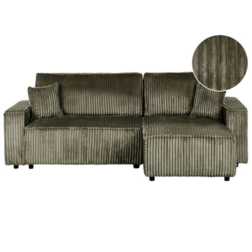 Canap-Lit Abacka Velours Ctel Ct Gauche
