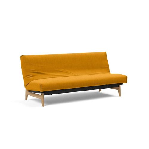 Canap Lit Aslak 120 Nordic Cover Soft Spring Tissu 507 Elegance Burned Curry