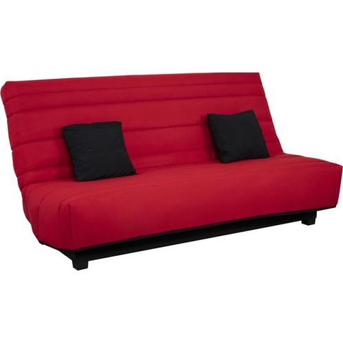 Canap Lit Caly Cc 130 Mousse 28 Kg Couette Rouge