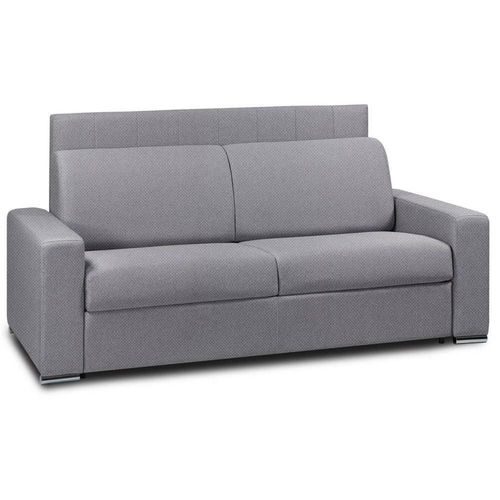 Canap Lit Canapexpress Lattes Matelas Mmory 22cm Tte De Lit Intgre Velours Anthracite