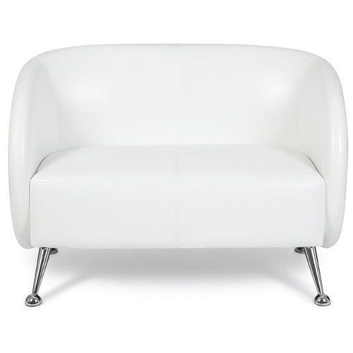 Canap Lounge / Canap Club St. Lucia Simili Cuir 2 Places Blanc Hjh Office