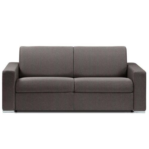 Canap Express 2-3 Places Dreamer Convertible Lit 120*197*16 Tweed Marron Matelas 16 Cm