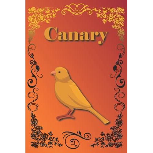 Canary: Perfect Canary Notebook - Journal For Canary Lovers. (6x9) Inches 120 Pages.   de publishing, Syd Vintage  Format Broch 