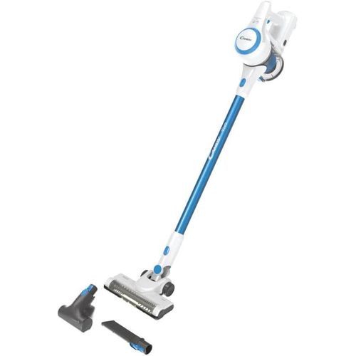 Candy Cviva20 Aspirateur Balai Puissant 22V, 3 Niveaux De Performance, Grande Autonomie 35 Min, Electrobrosse Led, Mini-Turbobrosse + Fonction Turbo, Utra Leger 2,4Kg, Vidage 1 Cli[ASP6180554]
