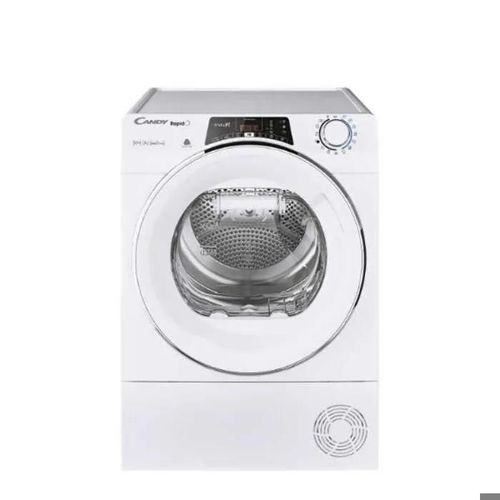 Candy Rapid, ROE H10A2TCEX-S, sche-linge  condensation, 10KG, pompe  chaleur, SmartAffichage de textes, WiFi, App hOn, 7 cyc