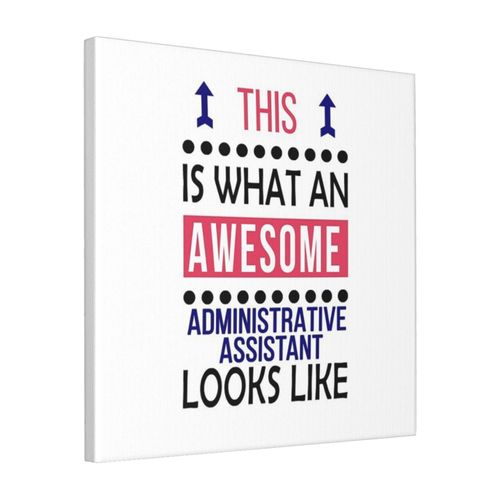 Canevas Imprimer Assistant Administratif Awesome Looks Anniversaire Nol Drle Impression Sur Toile Roule Tableau Art Dcoration Murale / Sans Cadre 40x50cm
