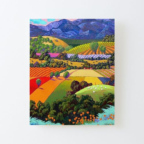 Canevas Imprimer Belle Vue - David Hockney Impression Sur Toile Roule Tableau Art Dcoration Murale / Sans Cadre 40x50cm