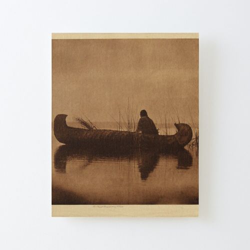 Canevas Imprimer Kutenai Duck Hunter, Edward Sheriff Curtis 1910 Impression Sur Toile Roule Tableau Art Dcoration Murale / Sans Cadre 40x50cm