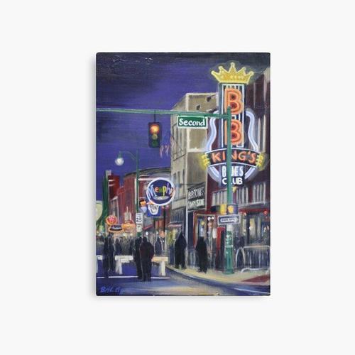 Canevas Imprimer Lumires De Memphis Impression Sur Toile Art Dcoration Murale/ 40x50cm Ou 40x40cm