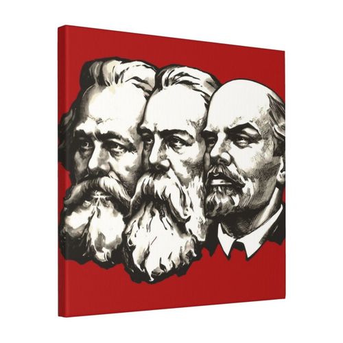 Canevas Imprimer Marx, Engels Et Lenin Impression Sur Toile Roule Tableau Art Dcoration Murale / Sans Cadre 40x50cm