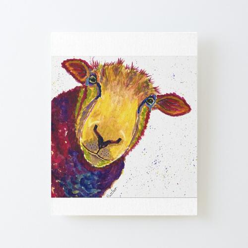 Canevas Imprimer Moutons Effronts Lumineux Et Colors Impression Sur Toile Roule Tableau Art Dcoration Murale / Sans Cadre 40x50cm
