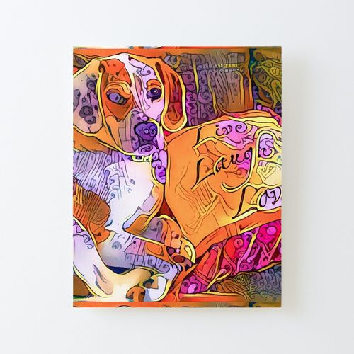 Canevas Imprimer Vivre, Rire, Amour: Cycle 2022 Fab Dogarmy Impression Sur Toile Roule Tableau Art Dcoration Murale / Sans Cadre 40x50cm