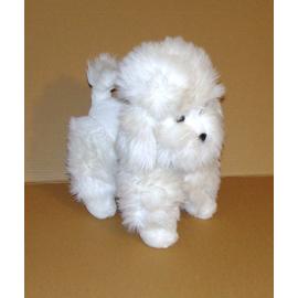 Caniche Blanc Toilette Vintage Peluche Ajena 40cm Rakuten