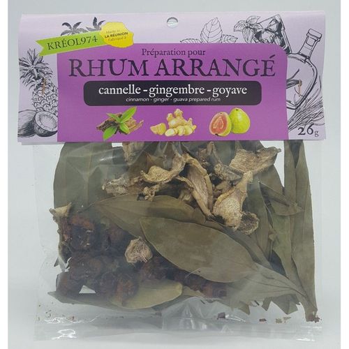 Cannelle-Gingembre-Goyave - Prparation Rhum Arrang Ile De La Runion
