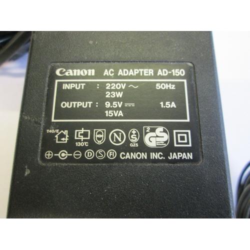CANON Adaptateur 9.5V [AD-150] Starwriter 25/30_Imprimante BJ-10/30-BJC-200/210/240/250/4100