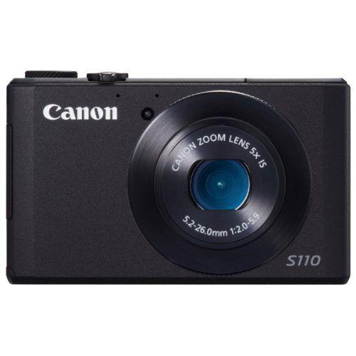 Canon appareil photo numrique PowerShot S110 environ 12,1 millions de pixels F2.0 zoom optique 5x PSS110 noir (BK)