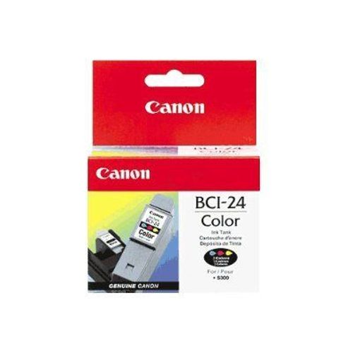 Canon Bci-24c - Jaune, Cyan, Magenta - Originale - Rservoir D'encre - Pour I45x; Multipass Mp390; Pixma Ip1000, Ip1500, Ip2000, Mp110, Mp130; S200; Smartbase Mp360