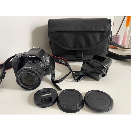 Canon EOS 250D 24.1 Mpix - Noir + Objectif EF-S 18-55mm f/4-5.6 IS STM