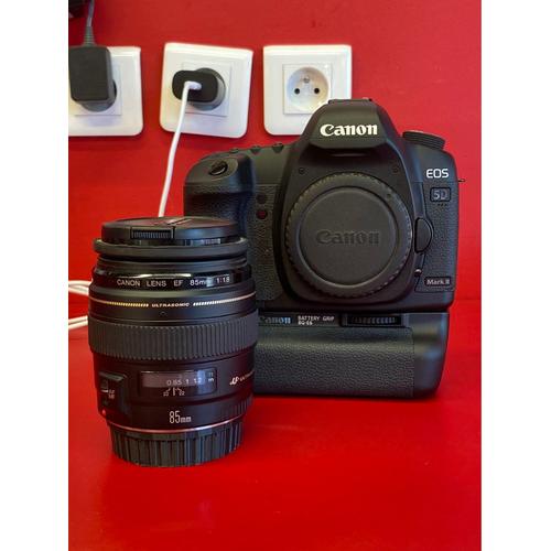 Canon EOS 5D Mark II 21.1 mpix + Grip + Objectif 85mm