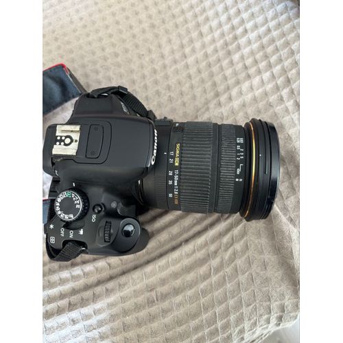Canon EOS 650D 18 Mpix + Objectif sigma 17-50 + Objectif tamron 18-200 - Noir