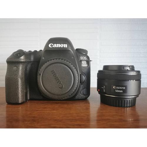 Canon EOS 6D Mark II reflex 26.2 mpix + Objectif Canon EF 50 MM F1,8