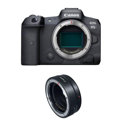 Canon EOS R5 + EF-EOS R | Garantie 2 ans