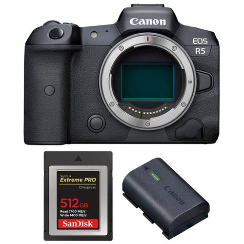 Canon EOS R5 Nu + SanDisk 512GB Extreme PRO CFexpress Type B + Canon LP-E6NH