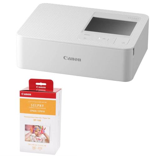CANON Imprimante SELPHY CP1500 BLANC Garanti 2 ans+ RP108