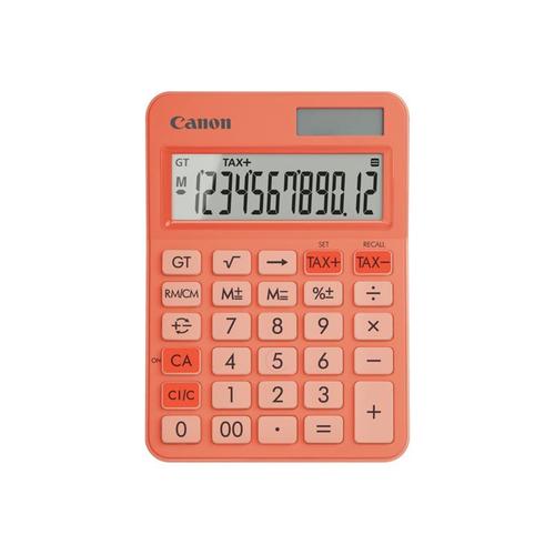 Canon Ls-125kb - Calculatrice De Bureau - 12 Chiffres - Panneau Solaire, Pile - Orange