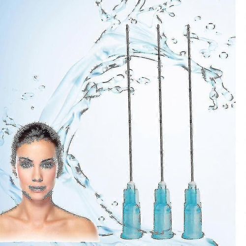 Canule A Pointe Emoussee Pour Injection D'acide Hyaluronique, 10 Pieces, 18 G, 14 G, 20 G