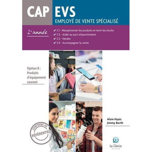 Cap Evs Employ De Vente Spcialis 2e Anne - Option B : Produits D'quipement Courant   de Hyais Alain  Format Beau livre 