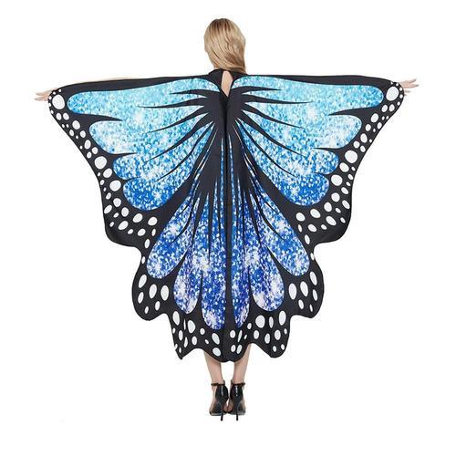 Cape  Ailes Papillon Pour Filles, Costume De Fe, Chle, Dguisement Pour Enfants, Fte D'halloween