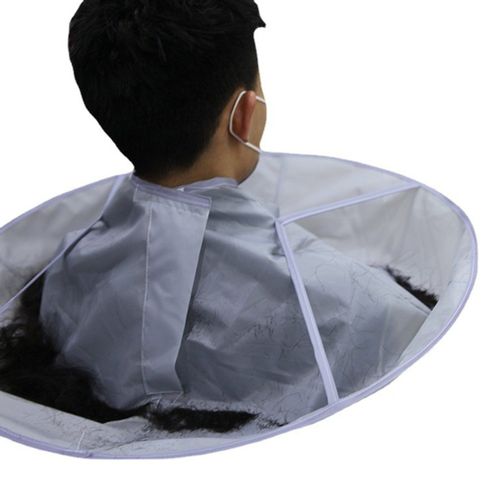Cape De Coupe De Cheveux En Nylon Impermable - Parapluie Attrape-Cheveux Pour Une Coupe De Cheveux Facile