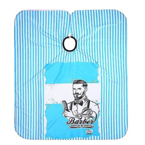 Cape De Coupe lgante Pour Enfants  Chle En Polyester Durable Pour La Coupe Et La Coloration Des Cheveux, Motif  Rayures Bleues, 160 X 140 Cm