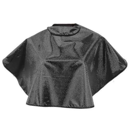 Cape De Coupe Haut De Gamme  Chle En Coton Durable Pour La Teinture Et La Coupe Des Cheveux, Confortable Et Facile  Nettoyer, Noir