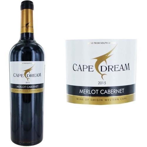 Cape Dream Vin D'afrique Du Sud Merlot Et Caber...