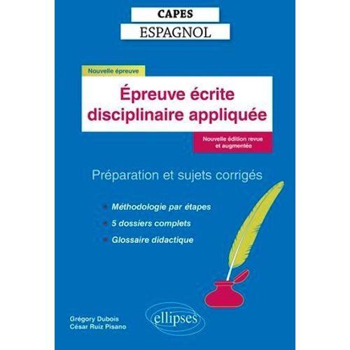 Capes Espagnol - Epreuve crite Disciplinaire Applique  