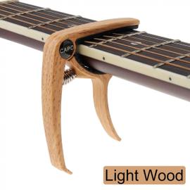 Capodastre de guitare acoustique classique en alliage d'aluminium, métal  Grain de bois, pince à changement rapide, réglage de la tonalité -  21XYQ0709B00750