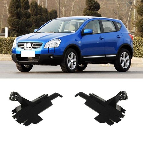 Capqx-Buse De Pulvrisation De Lave-Phare,Couvercle De Buse De Jet D'eau Du Soleil,Coque De Couvercle,Nissan Qashqai J10,2009,2010,2011,2012,2013 - Type 2pcs Nozzle